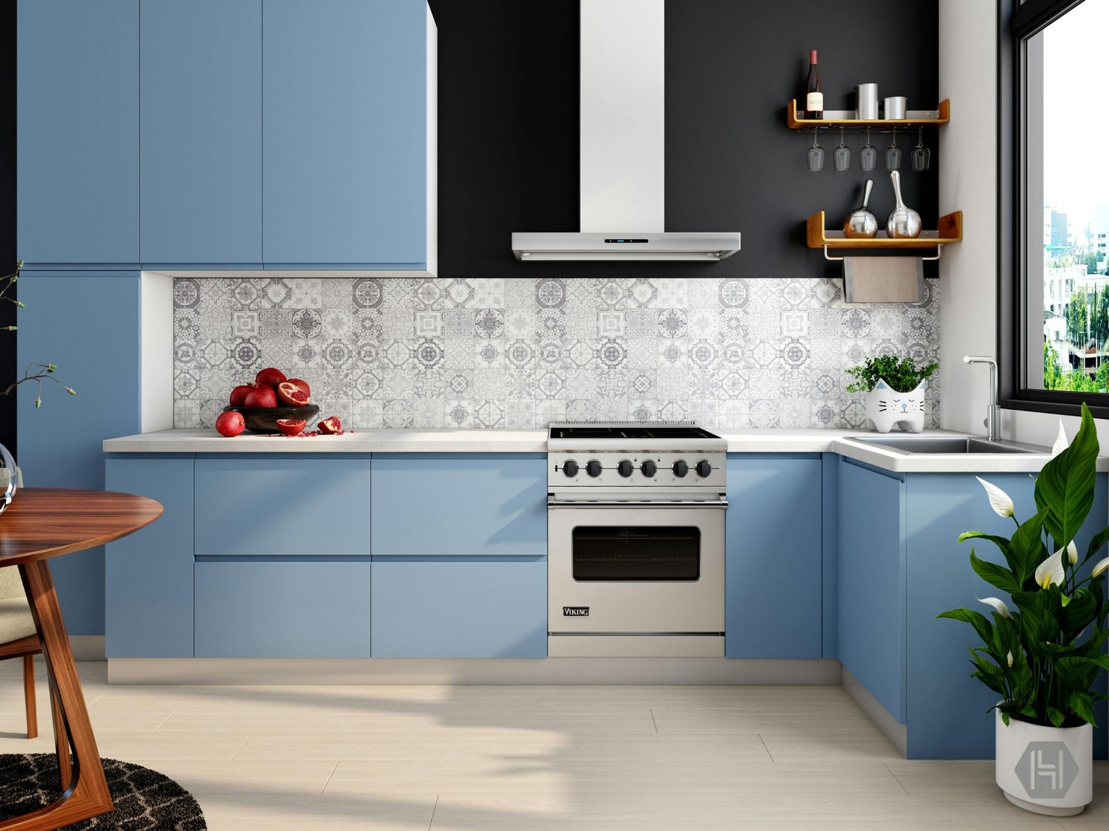 Luxury Modular Kitchen Interior in Hyderabad